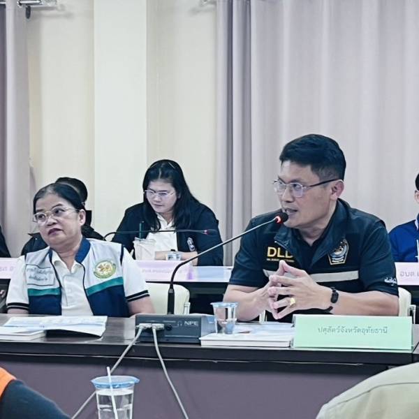ปศุสัตว์จังหวัดอุทัยธานี ร่วมประชุมเตรียมการฝึกการป้องกันและบรรเทาสาธารณภัยในพื้นที่เสี่ยงอุทกภัยของจังหวัดอุทัยธานี