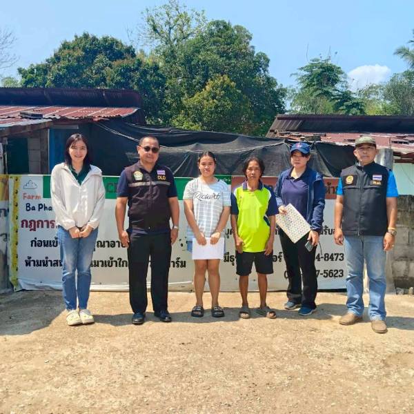 ปศุสัตว์ตาก ลงพื้นที่ เข้าตรวจประเมินการปฏิบัติทางการเกษตรที่ดีสำหรับฟาร์มสุกร (GAP) ในพื้นที่ ตำบลเชียงทอง อำเภอวังเจ้า จังหวัดตาก
