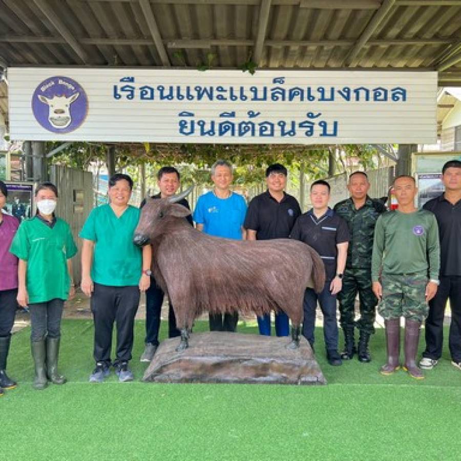 การถ่ายพยาธิและตรวจสุขภาพแพะ โครงการผลิตแพะพระราชทาน เพื่อนช่วยเพื่อน พื้นที่ภาคเหนือ รอบที่ 4/2569