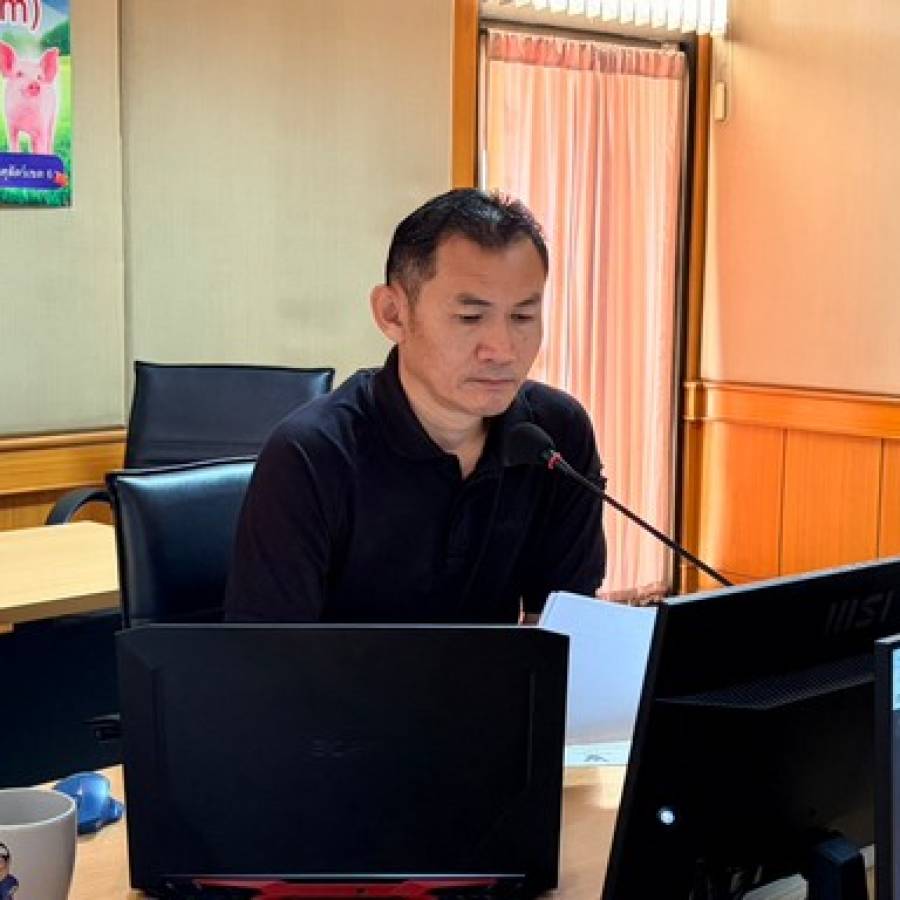 ประชุมคณะกรรมการจัดทำแบบรูปรายการงานก่อสร้าง และกำหนดราคากลาง สำหรับประกวดราคาจ้างก่อสร้างถนนผิวจราจรคอนกรีตเสริมเหล็ก ภายในสำนักงานปศุสัตว์เขต 6